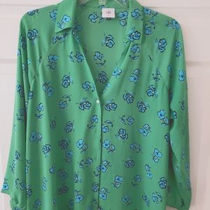 Brand new never worn CABI floral blouse